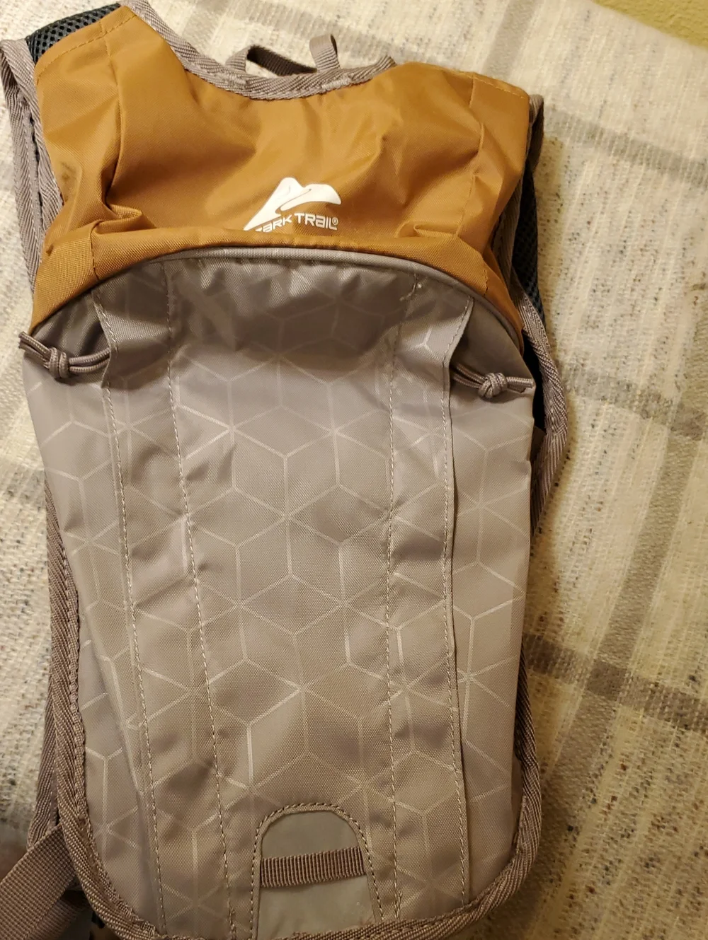 Ozark Trail Two-Tone Backpack in Brown and Gray